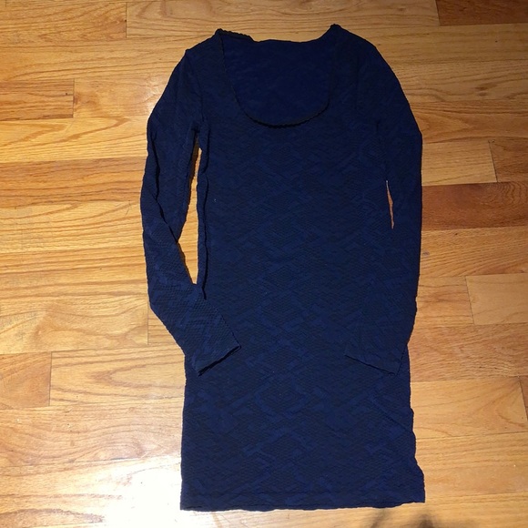 Wolford blue and black dress body con - Picture 1 of 3